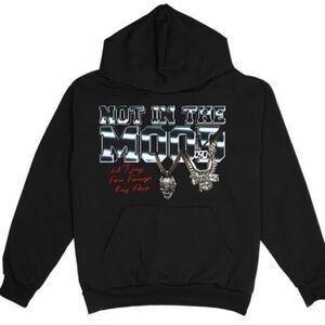 NWOT Lil TJay Unisex Black Graphic  Hoodie “ ot in The Mood” RIP - Size M